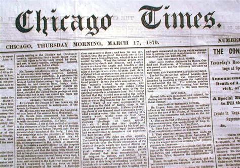 chicago time|chicago times newspaper.
